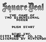 Square Deal Title Screen